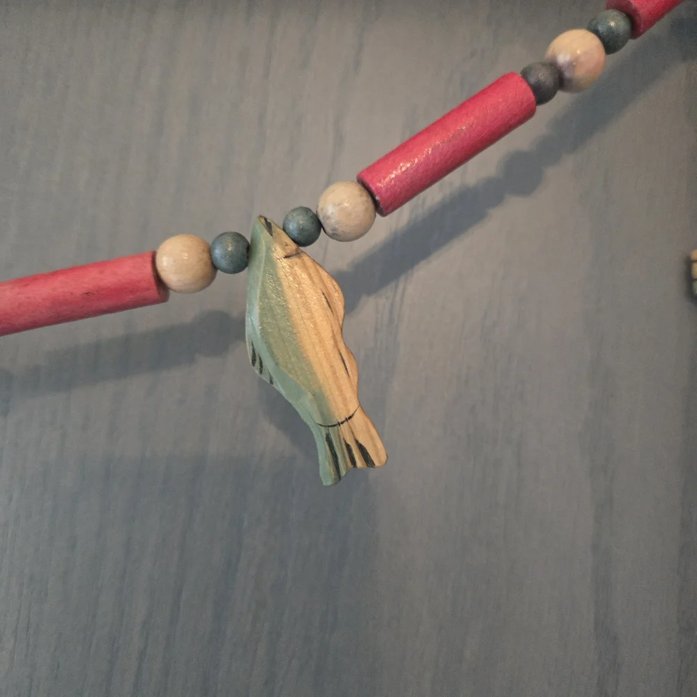 Colorful Beaded Fish And Bobber Garland